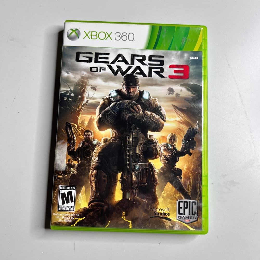Gears of War 3 Xbox 360 Microsoft Studios‎ Epic Games Third Person Shooter GOW3